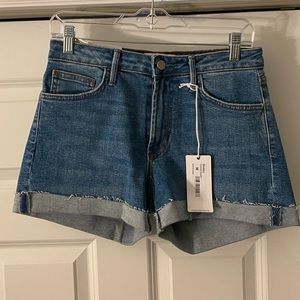 Jean shorts NWT